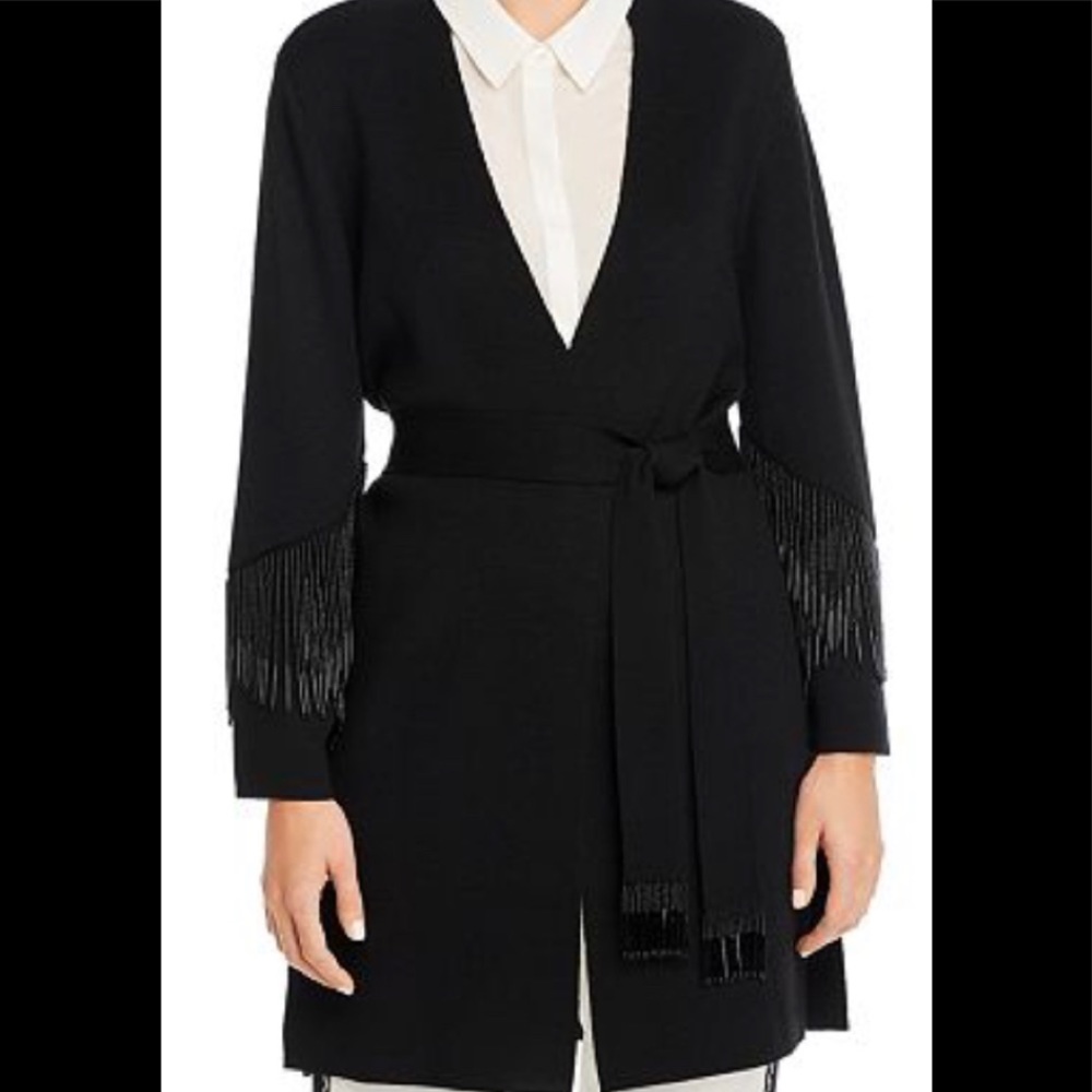 Kobi halperin sima fringe jacket/sweater